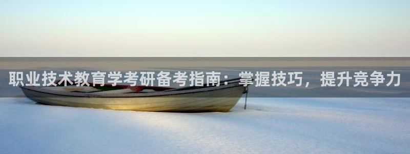 九游会真人第一品牌游戏合营|职业技术教育学考研备考指南：掌握技巧，提升竞争力