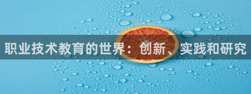 j9九游会登陆入口|职业技术教育的世界：创新、实践和研究